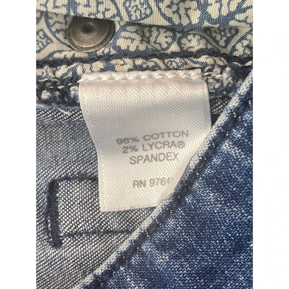 J. Jill Tried & True Fit Slim Leg Jeans Medium Wash Blue Stretch Denim Womens 4